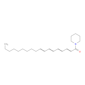 Piperidine, 1-(1-oxooctadecatetraenyl)-