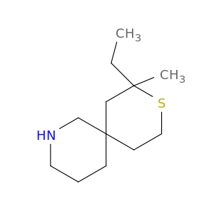 9-Thia-2-azaspiro[5.5]undecane, 8-ethyl-8-methyl-