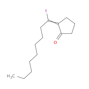 Cyclopentanone, 2-(1-iodononylidene)-