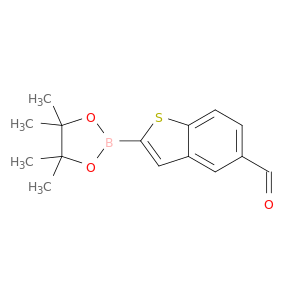 2-(4,4,5,5-四甲基-1,3,2-二氧杂硼杂环戊烷-2-基)苯并[b]噻吩-5-甲醛