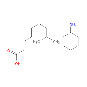 Nonanoic acid, 8-methyl-, compd. with cyclohexanamine (1:1)