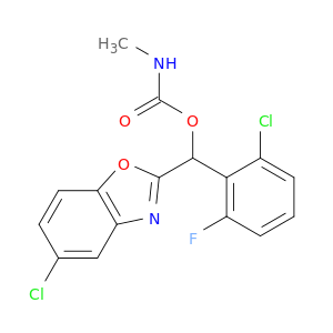 2-Benzoxazolemethanol,5-chloro-a-(2-chloro-6-fluorophenyl)-,methylcarbamate (ester) (9CI)