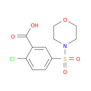 2-氯-5-(4-吗啉基磺酰基)苯甲酸