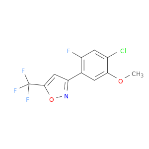 Isoxazole, 3-(4-chloro-2-fluoro-5-methoxyphenyl)-5-(trifluoromethyl)-