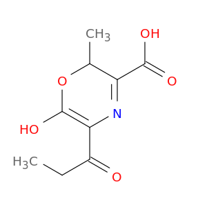 6-hydroxy-2-methyl-5-propanoyl-2H-1,4-oxazine-3-carboxylic acid