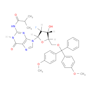 5'-DMT-2'-氟-异丁酰基-2'-脱氧鸟苷