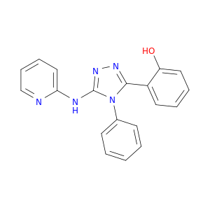 2-(4-PHENYL-5-(PYRIDIN-2-YLAMINO)-4H-1,2,4-TRIAZOL-3-YL)PHENOL