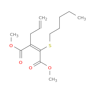 2-Butenedioic acid, 2-(pentylthio)-3-(2-propenyl)-, dimethyl ester, (E)-