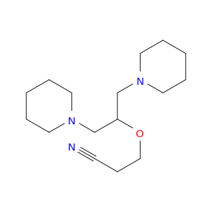 Propanenitrile, 3-[2-(1-piperidinyl)-1-(1-piperidinylmethyl)ethoxy]-
