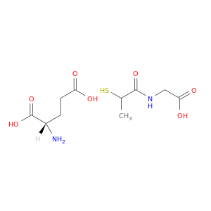 L-Glutamic acid, compd. with N-(2-mercapto-1-oxopropyl)glycine (1:1)