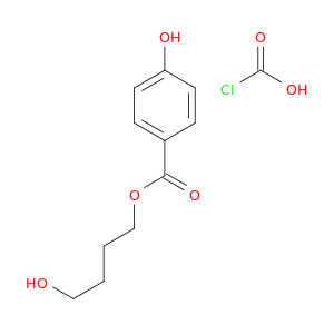 Benzoic acid, 4-hydroxy-, 4-hydroxybutyl ester, monocarbonochloridate