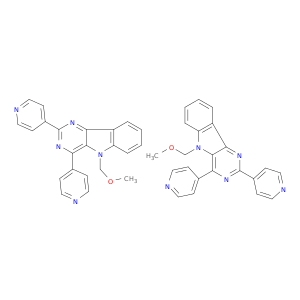 (2,4-DI(4-PYRIDINYL)-5H-PYRIMIDO[5,4-B]INDOL-5-YL)METHYL METHYL ETHER; 5-(METHOXYMETHYL)-2,4-DI(4-PYRIDINYL)-5H-PYRIMIDO[5,4-B]INDOLE