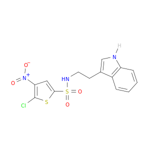 2-Thiophenesulfonamide, 5-chloro-N-[2-(1H-indol-3-yl)ethyl]-4-nitro-