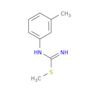 Carbamimidothioic acid, (3-methylphenyl)-, methyl ester