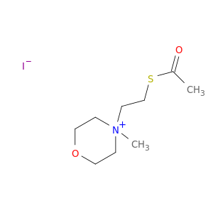 Morpholinium, 4-[2-(acetylthio)ethyl]-4-methyl-, iodide