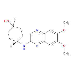Cyclohexanol, 4-[(6,7-dimethoxy-2-quinoxalinyl)amino]-, trans-
