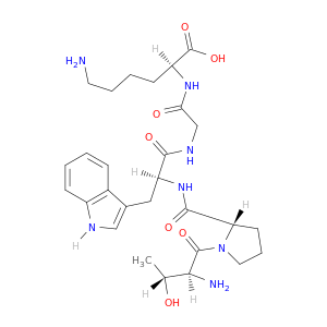 L-Lysine, L-threonyl-L-prolyl-L-tryptophylglycyl-
