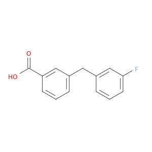 Benzoic acid, 3-[(3-fluorophenyl)methyl]-