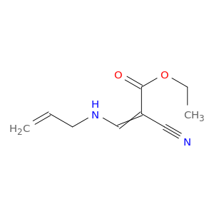 2-Propenoic acid, 2-cyano-3-(2-propenylamino)-, ethyl ester