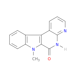 6H-Indolo[2,3-c][1,8]naphthyridin-6-one, 5,7-dihydro-7-methyl-