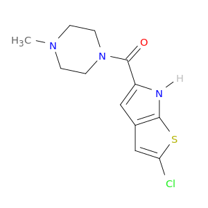 Piperazine, 1-[(2-chloro-6H-thieno[2,3-b]pyrrol-5-yl)carbonyl]-4-methyl-