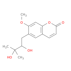 2H-1-Benzopyran-2-one, 6-(2,3-dihydroxy-3-methylbutyl)-7-methoxy-