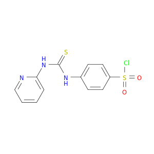 Benzenesulfonyl chloride, 4-[[(2-pyridinylamino)thioxomethyl]amino]-