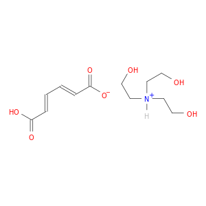 2,4-十六烷酸,(E,E)-,CPOND。用2,2',2''-氮硅(2')[乙醇](1：1)