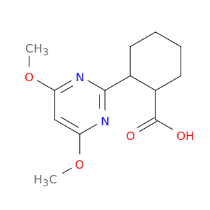 2-(4,6-Dimethoxypyrimidin-2-yl)cyclohexanecarboxylic Acid