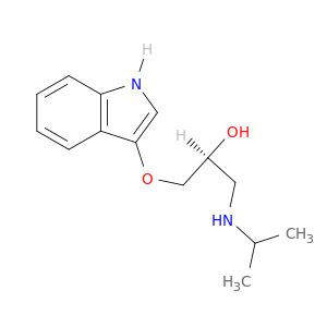 2-Propanol, 1-(1H-indol-3-yloxy)-3-[(1-methylethyl)amino]-, (2S)-