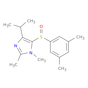 5-[(3,5-dimethylphenyl)sulfinyl]-1,2-dimethyl-4-(1-methylethyl)-1h-imidazole