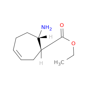 3-Cycloheptene-1-carboxylic acid, 7-amino-, ethyl ester, cis-