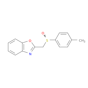 Benzoxazole, 2-[[(S)-(4-methylphenyl)sulfinyl]methyl]-
