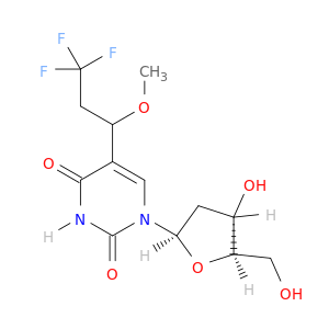 Uridine, 2'-deoxy-5-(3,3,3-trifluoro-1-methoxypropyl)-