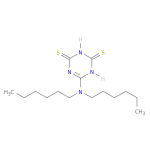 1,3,5-Triazine-2,4(1H,3H)-dithione, 6-(dihexylamino)-