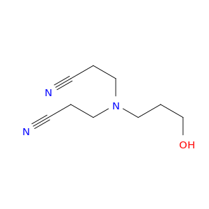 Propanenitrile, 3,3'-[(3-hydroxypropyl)imino]bis-