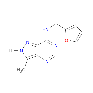 N-(2-furylmethyl)-7-methyl-3,5,8,9-tetrazabicyclo[4.3.0]nona-2,4,6,9-tetraen-2-amine