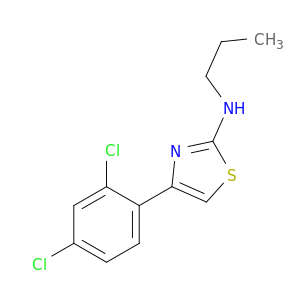 4-(2,4-Dichlorophenyl)-N-propyl-1,3-thiazol-2-amine
