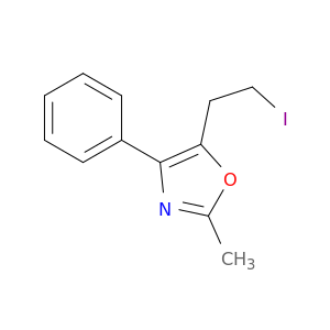 Oxazole, 5-(2-iodoethyl)-2-methyl-4-phenyl-
