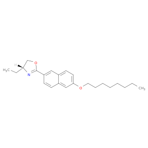 Oxazole, 4-ethyl-4,5-dihydro-2-[6-(octyloxy)-2-naphthalenyl]-, (4R)-