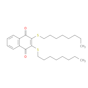 2,3-Bis(n-octylthio)-1,4-naphthalenedione