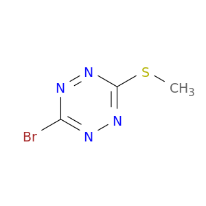 1,2,4,5-Tetrazine, 3-bromo-6-(methylthio)-