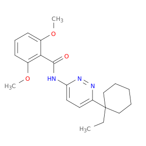 Benzamide, N-[6-(1-ethylcyclohexyl)-3-pyridazinyl]-2,6-dimethoxy-