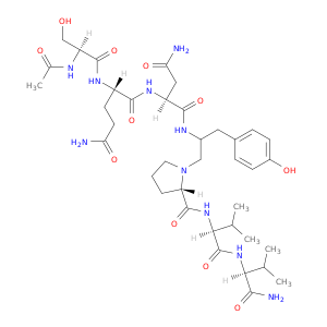 L-Valinamide,1-[2-[[N2-[N2-(N-acetyl-L-seryl)-L-glutaminyl]-L-asparaginyl]amino]-3-(4-hydroxyphenyl)propyl]-L-prolyl-L-valyl-,(S)- (9CI)