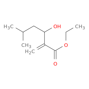 Hexanoic acid, 3-hydroxy-5-methyl-2-methylene-, ethyl ester