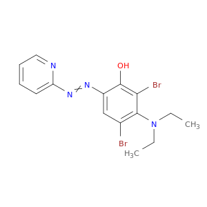 Phenol, 2,4-dibromo-3-(diethylamino)-6-(2-pyridinylazo)-