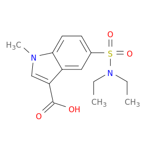 1H-Indole-3-carboxylicacid, 5-[(diethylamino)sulfonyl]-1-methyl-