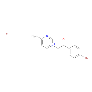 Pyrimidinium, 1-[2-(4-bromophenyl)-2-oxoethyl]-4-methyl-, bromide