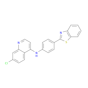 4-Quinolinamine, N-[4-(2-benzothiazolyl)phenyl]-7-chloro-