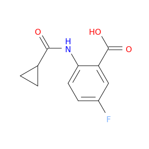 2-(环丙甲酰氨基)-5-氟苯甲酸